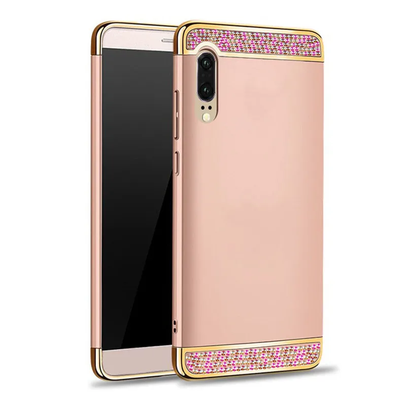 Цветной Кристальный чехол для Huawei P20 Lite pro Honor 8X 8C противоударный Жесткий ПК