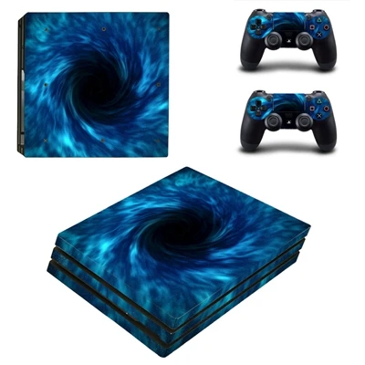 Звездное небо кожи Play Station 4 PRO наклейки PS4 Pro консоль контроллер геймпад из винила и кожи наклейки игра Cover Protector - Цвет: YSP4P-0964