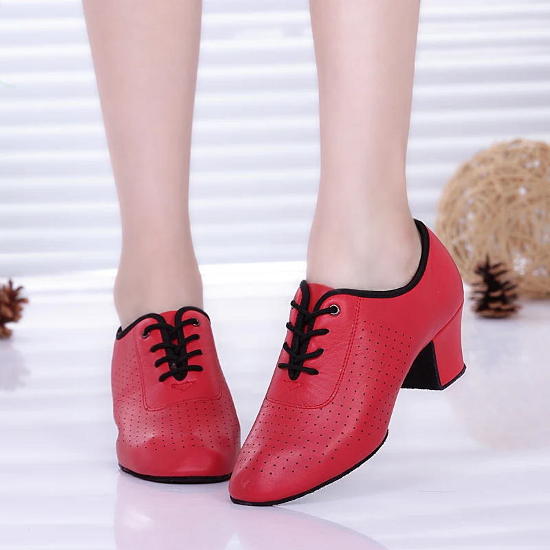 Кроссовки женские кожаные обувь для латиноамериканских танцев современные