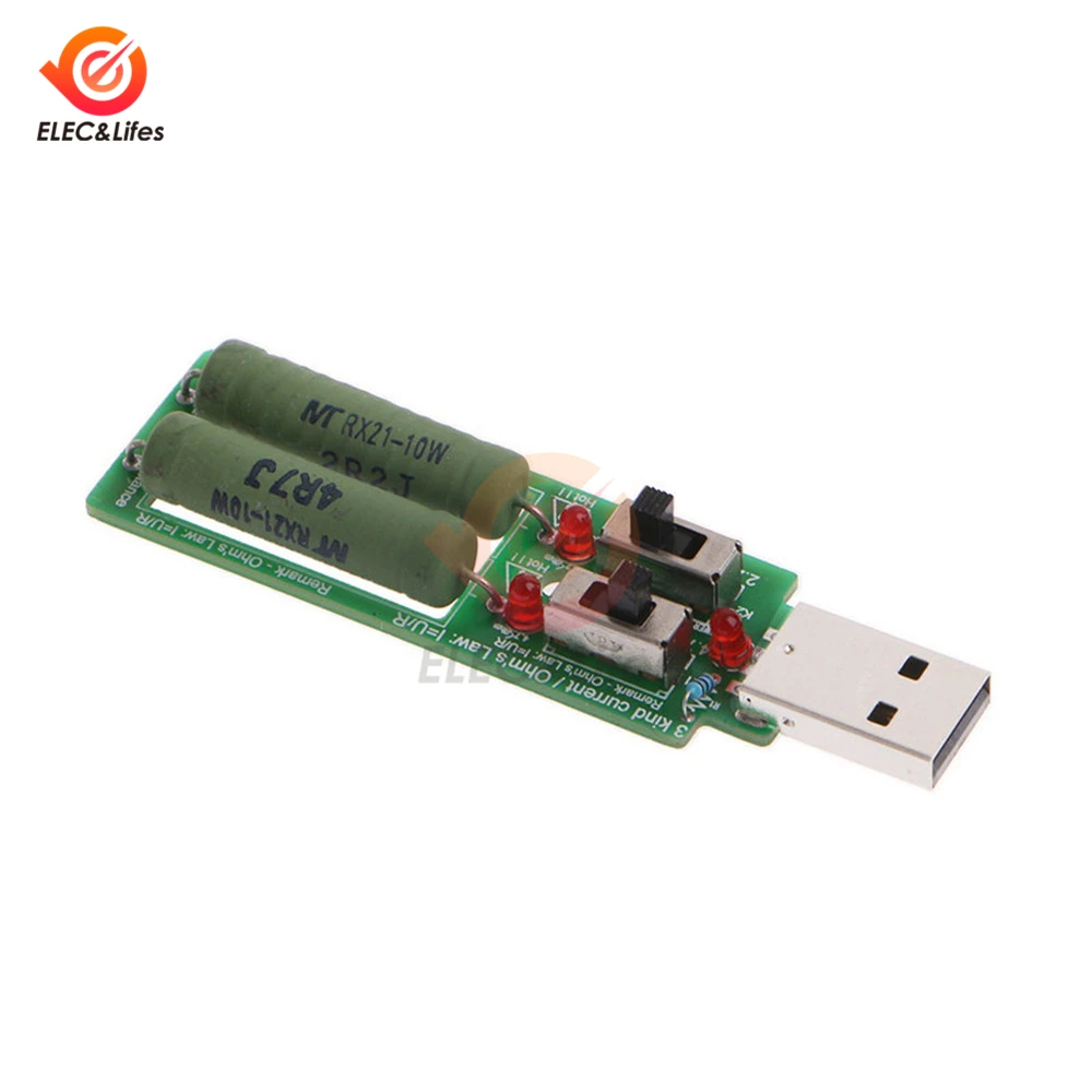 1 шт. USB тестер резисторов 5 В А/2 а/3 А|Измерители сопротивления| |
