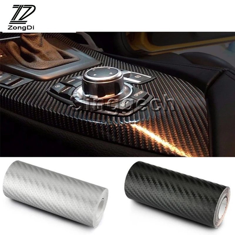 ZD 30X127cm автомобильный Стайлинг из углеродного волокна автомобильные наклейки для