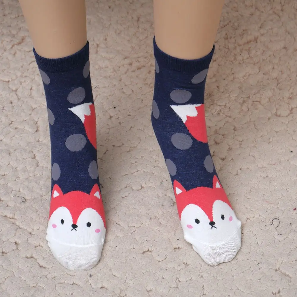 Женские осенне зимние короткие Носки с рисунком животных|female socks|socks adulttube socks |