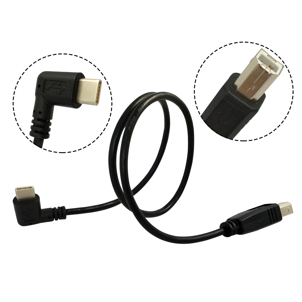 DANSPEED USB-C USB 3 1 type C Мужской Разъем для USB-B 2 0 B Тип кабель передачи данных Принтер