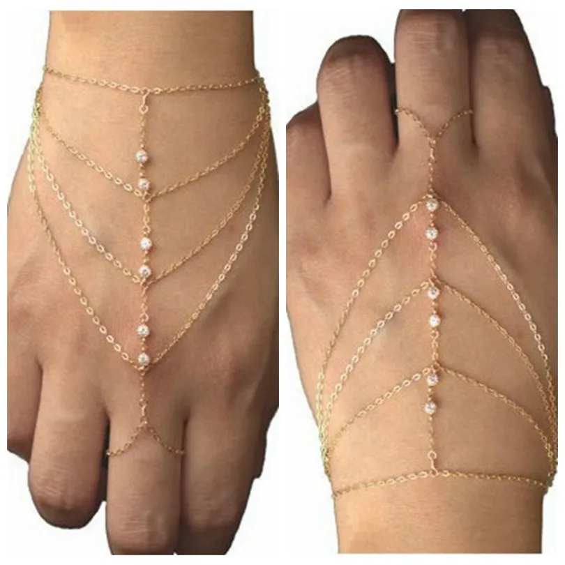 Европейский и американский модный большой импортный многослойный браслет