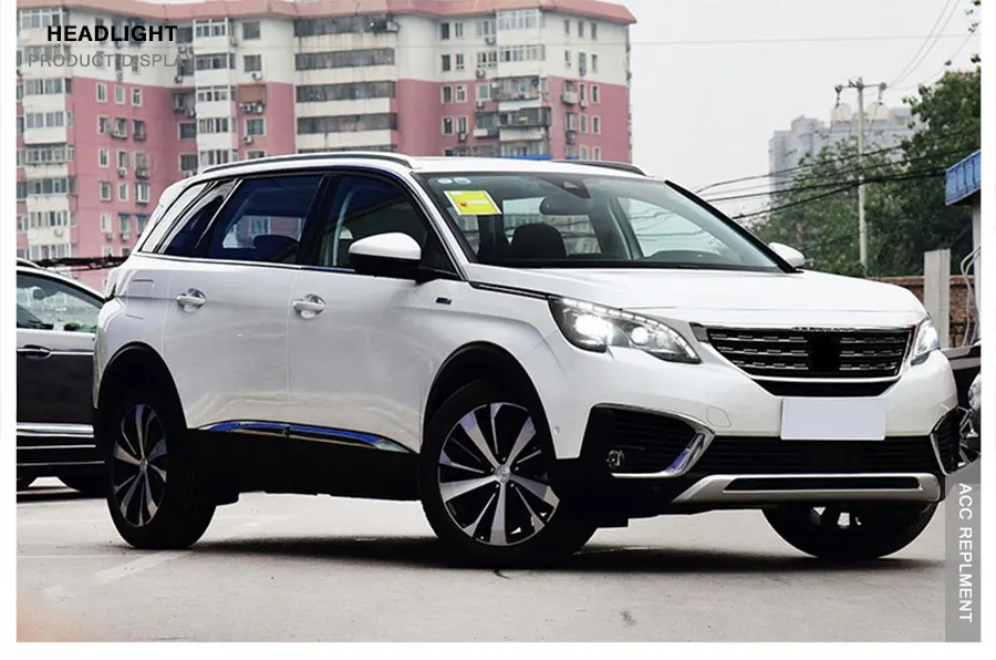 2 шт. светодиодный фары для peugeot 3008 светодиодный автомобильный фонарь ангельские глазки ксенон HID комплект Противотуманные фары светодиодный дневные ходовые огни