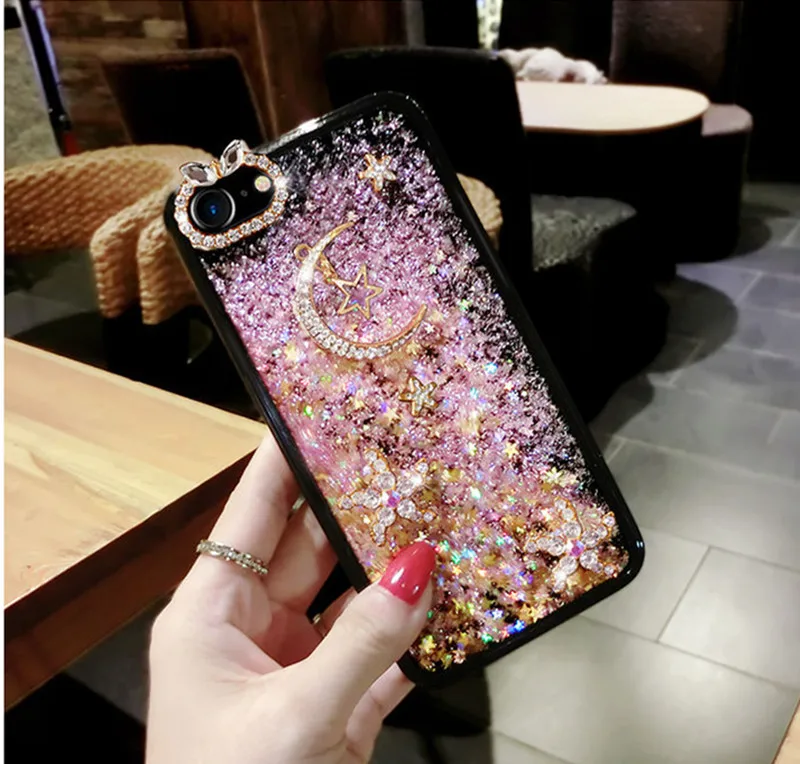 LaMaDiaa для iphoneXS MAX XR 6 7 8 Plus 11 12 Pro Роскошный Бриллиантовый чехол с морскими звездами