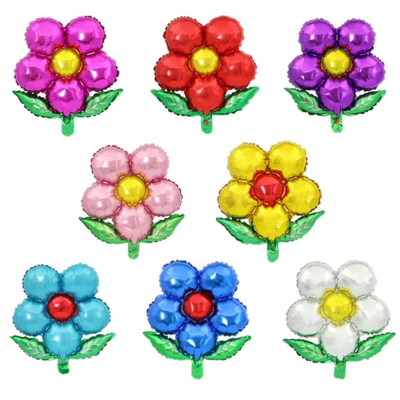 Надувные фольгированные шары с зелеными листьями украшение для свадьбы дня