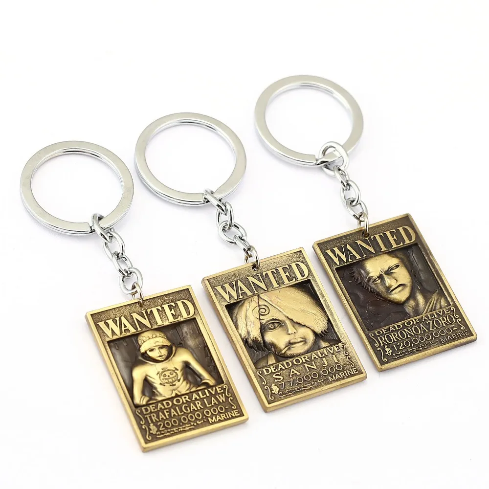 Ювелирные изделия MS ONE PIECE требуется плакат брелок 2 цвета ордер для подарка