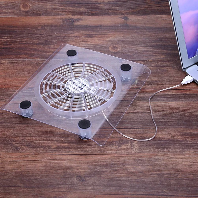 Вентилятор воздушного охлаждения USB для ноутбука светодиодный охлаждающий