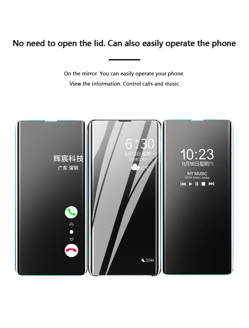 Чехол для huawei mate 20 Lite, умный зеркальный чехол с откидным окном, противоударный чехол для huawei P30 Lite Pro huawei mate 20 Lite Pro, чехол