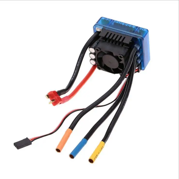 RC 3670 2150KV 1900KV 4 полюса Бессенсорный бесщеточный мотор с 80A ESC и светодиодная карта для программирования комбо набор для 1/8 RC автомобиля грузовика