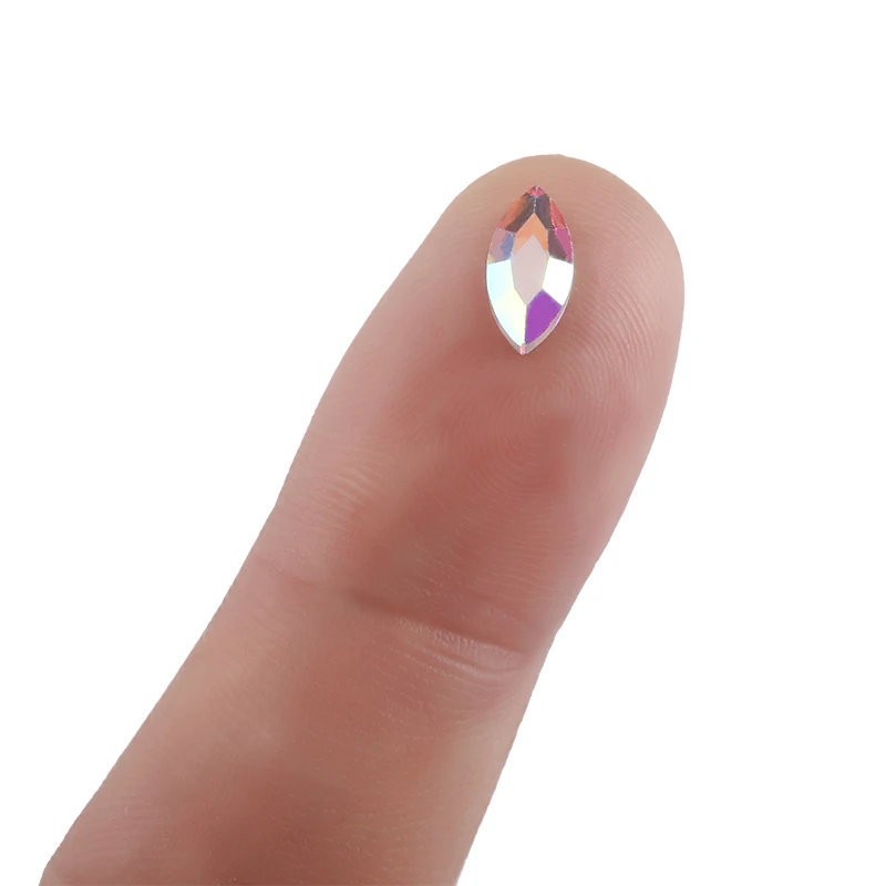 Блестящие стразы Blueness для маникюра украшения ногтей 10 шт. хрустальные шпильки