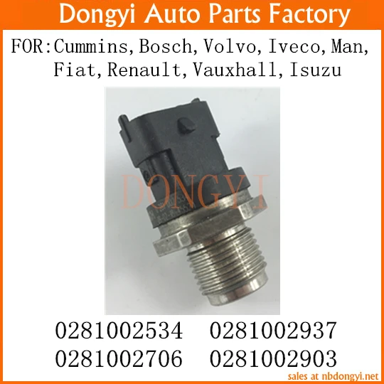 НОВЫЙ топливной рампе Давление Сенсор OEM 0281002534 0281002937 0281002706 0281002903 для cummins Bosch Volvo
