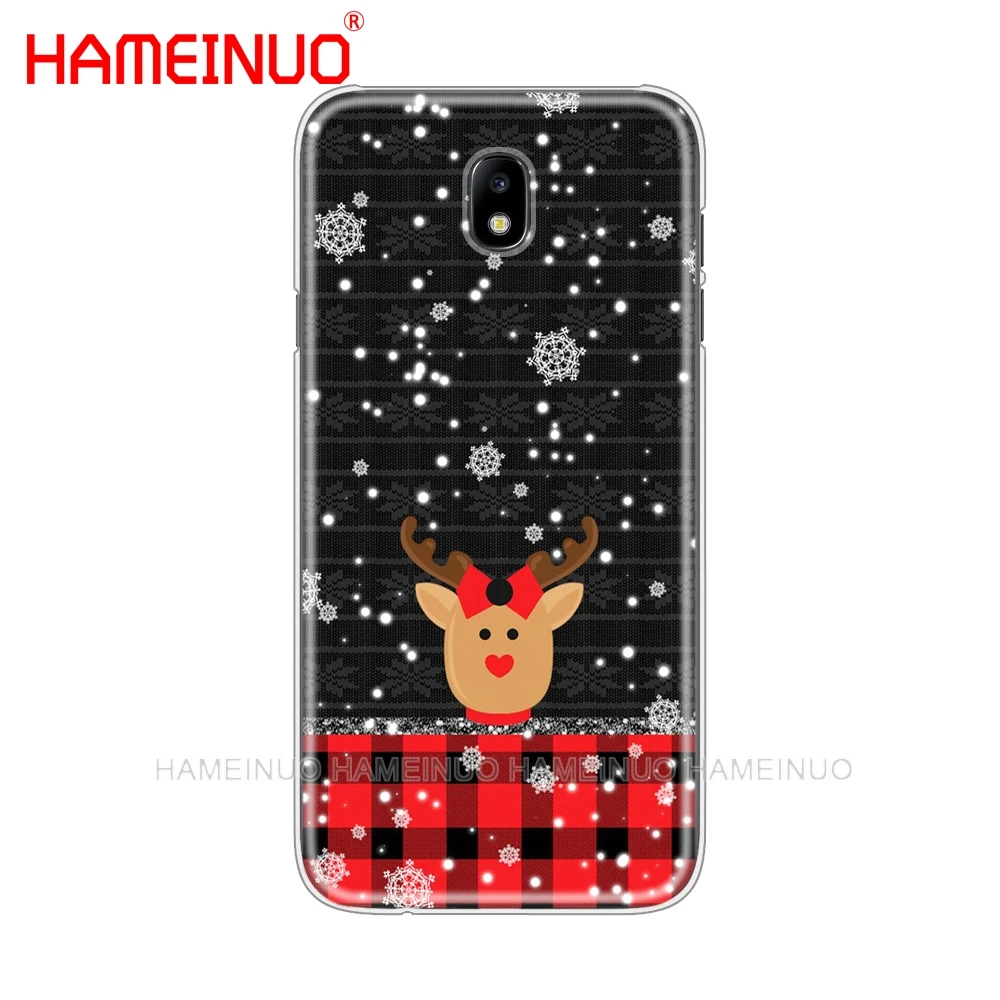 HAMEINUO милый новогодний чехол для телефона с рождественским оленем Samsung Galaxy J3 J5 J7 2017