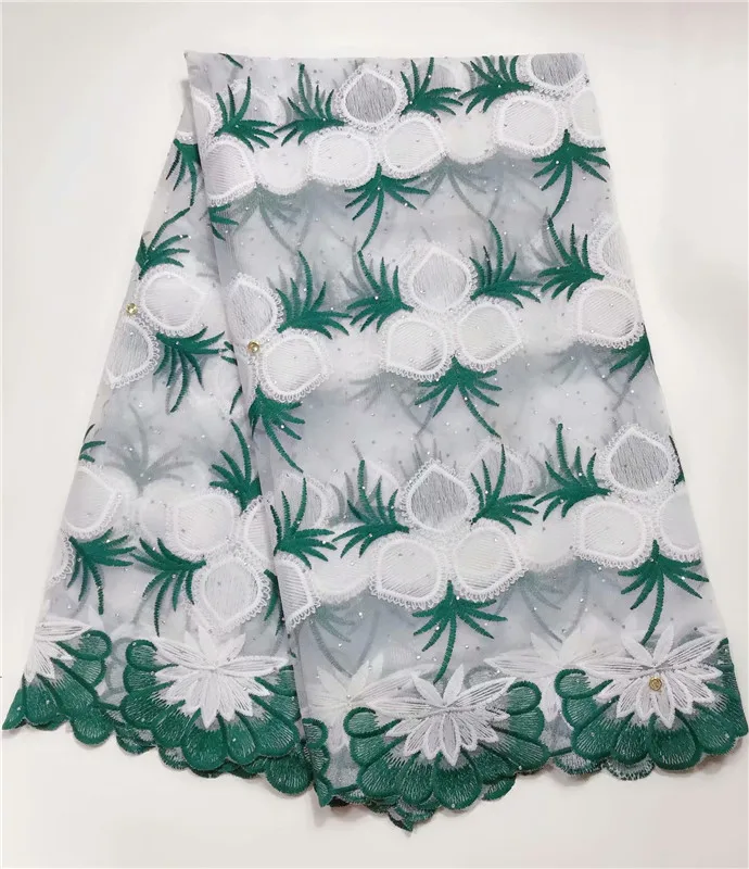 Африканская кружевная ткань камни белый молочный шелковистый кружевной ткани