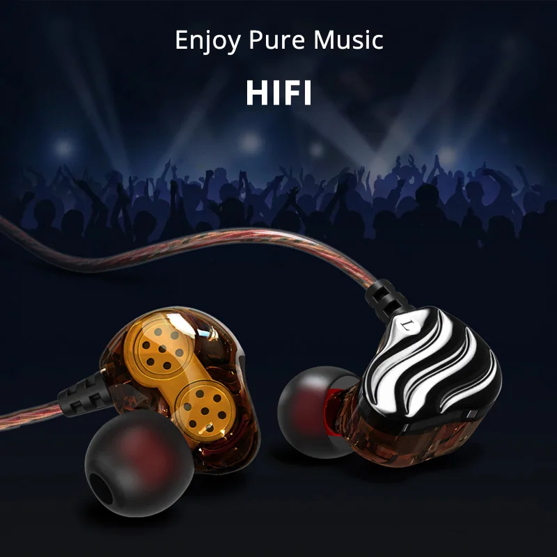 Iskas наушники Bass Musique наушников стерео HiFi телефон сотовые телефоны 3.5 мм Бытовая
