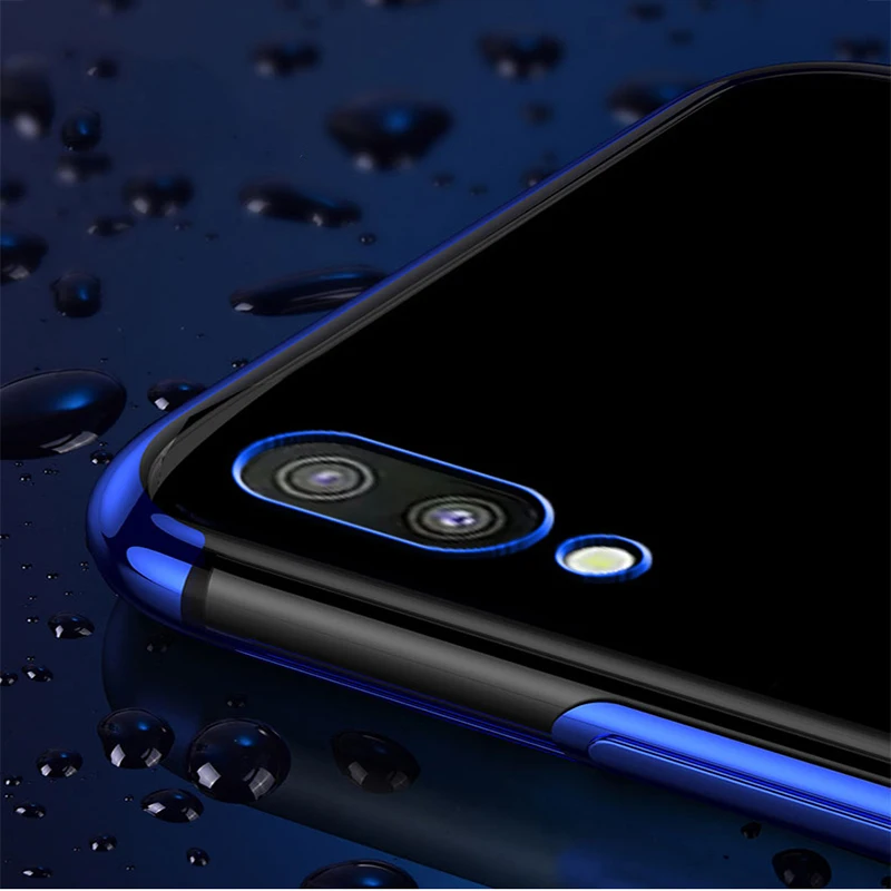 EXUNTON Роскошный чехол для samsung Galaxy M10 M20 с покрытием ТПУ мягкий на заднюю панель
