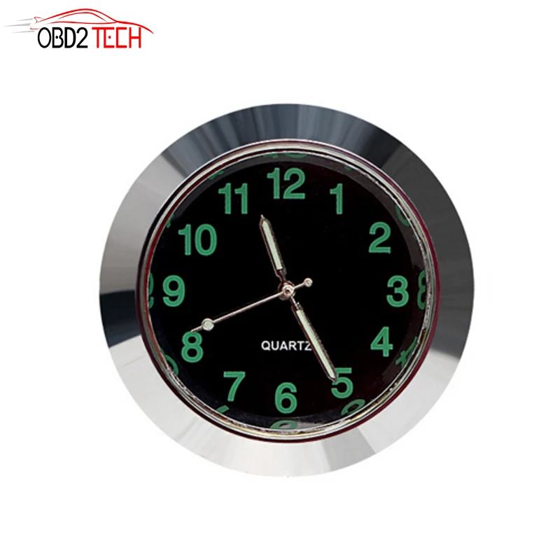 Luminous Auto Gauge Clock Mini Car Air Vent Clip Decoration Quartz Mechanics Watch Automobile |