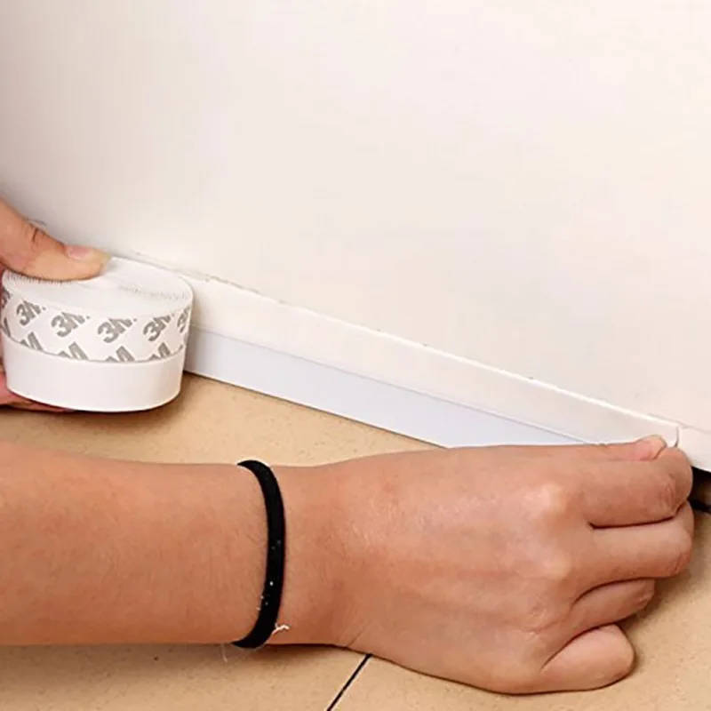 

PVC Material Kitchen Bathroom Wall Sealing Tape Waterproof Mold Proof Adhesive Tile Crack Repair Decoration
