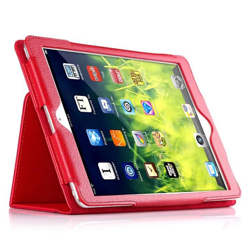 Litchi Surface Flip PU Leather Case for Apple New iPad Air /iPad 2 / 9.7 2017 2018 Tablet Protective Wake Up Sleep on -> Чехол-книжка Litchi Surface из искусственной кожи PU для Apple New iPad Air /iPad 2 / 9.7 2017 2018 планшета с функцией защиты, про