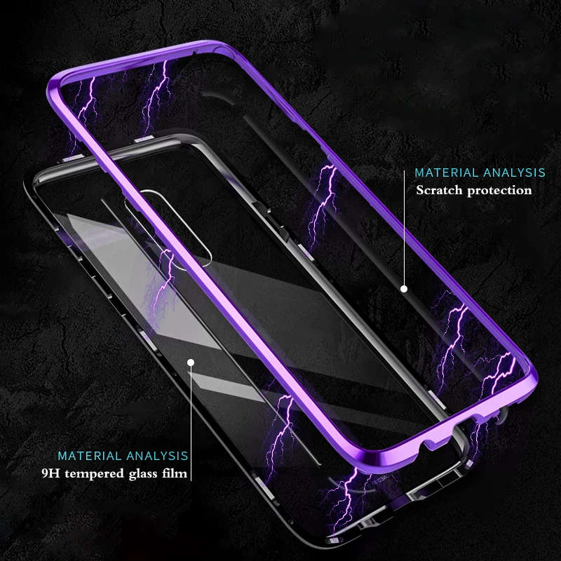 Оригинальный Совершенно новый чехол на магните для samsung Galaxy S9 плюс Алюминий
