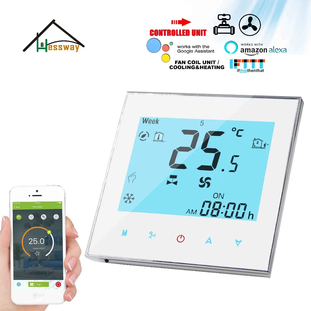 HESSWAY ЕС установка 2 трубы 4 охлаждения отопления цифровой программируемый