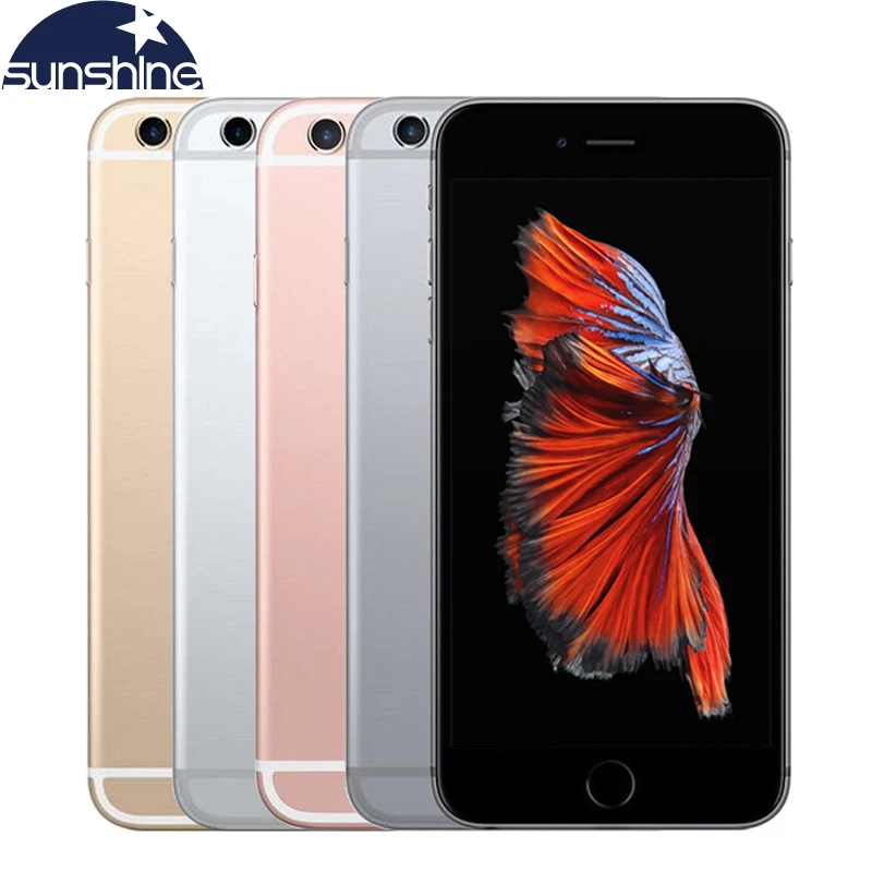 Разблокированный Apple iPhone 6S, сеть 4G LTE, мобильный телефон, 2 Гб Оперативная память 16/64GB Встроенная память 4,7 ''12.0MP двухъядерный IOS 9 мобильного телефона