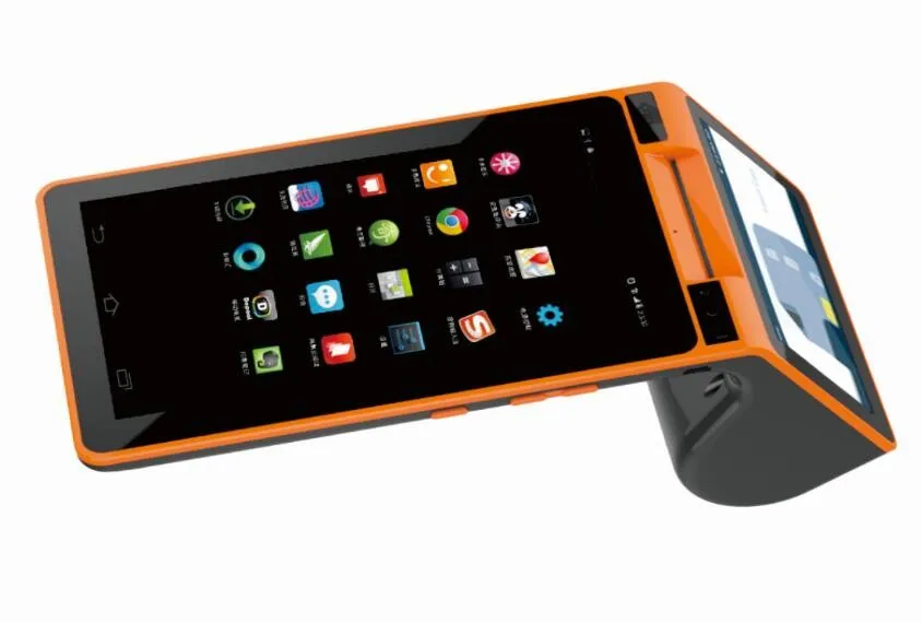 Android Ручной Мобильный POS машина двойной экран система все в одном планшет