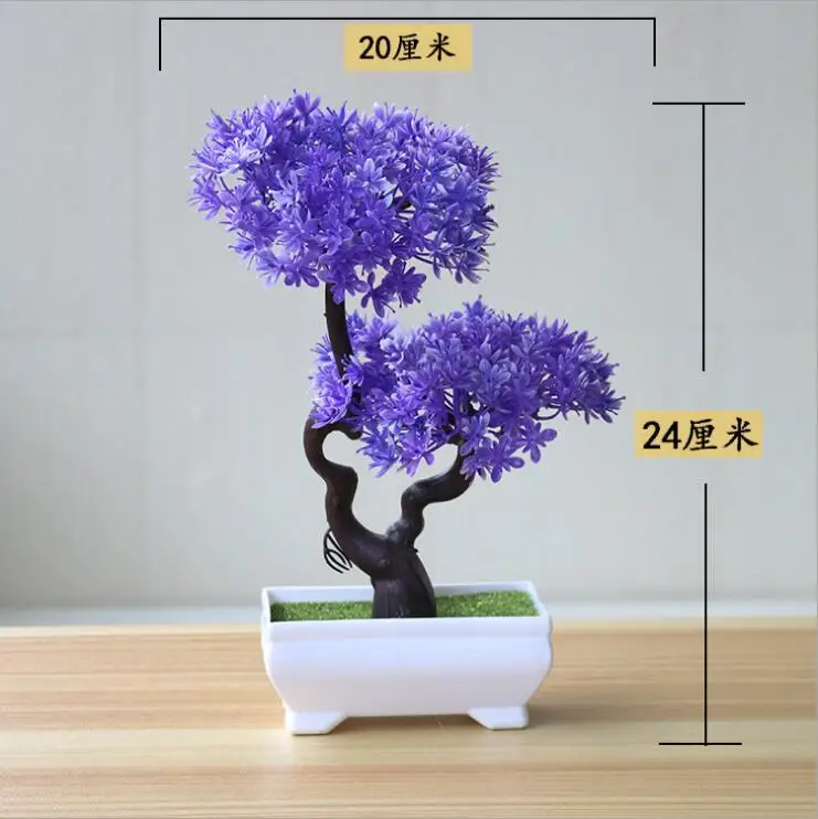 MASCOT TREE Праздничные и вечерние украшения для дома, бонсай, искусственные растения, дерево, цветок а076 - Цвет: MASCOT TREE
