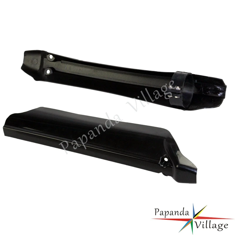 Универсальная черная пластиковая Передняя защитная трубка для мотоцикла