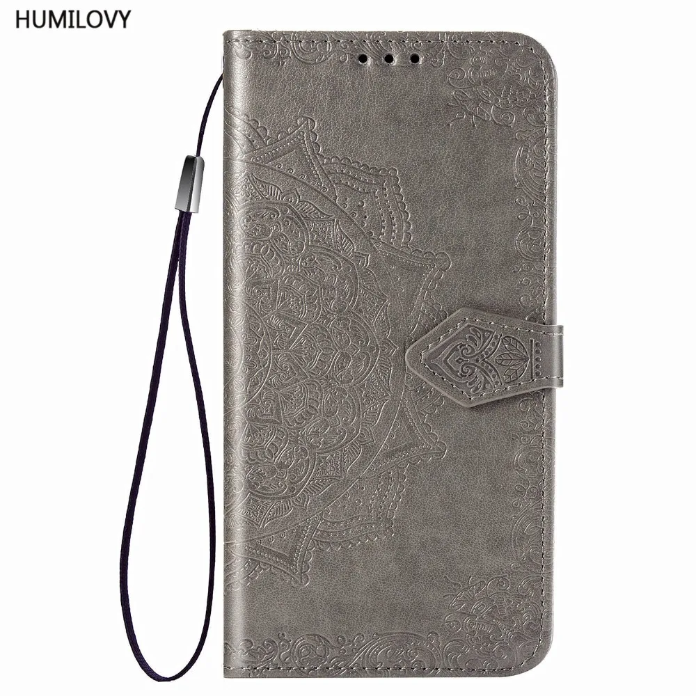 Чехол для Huawei Honor 8A Y6 2019 кожаный чехол с откидной крышкой задняя крышка подставкой