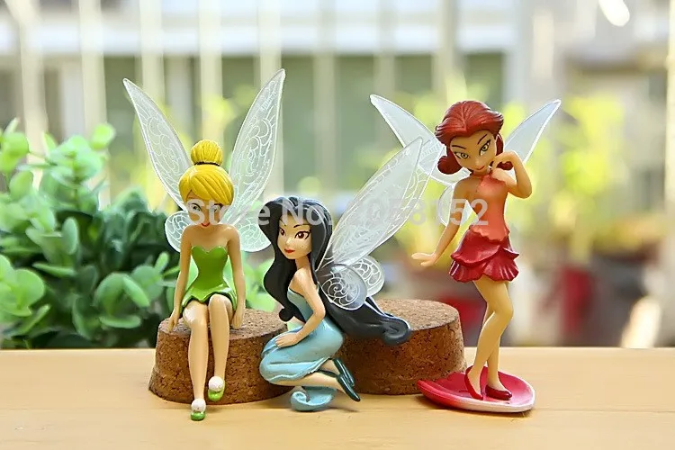 6 шт./компл. Хэллоуин Дети подарок куклы Динь Летающий цветочный Сказочный