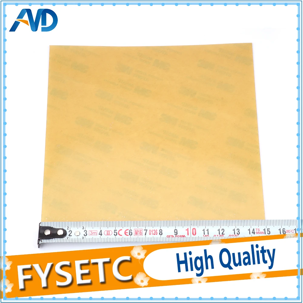 2PCS Cold PEI 150*150*0.3mm Frosted 3D Print Build Surface Polyetherimide Sheet 0.3mm Thickness With 3M 468MP Adhesive | Компьютеры и