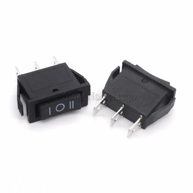 10 шт. кулисный переключатель 15A 250 В 30A 220VAC 2Pin/3Pin ВКЛ-ВЫКЛ KCD3-102/N 15*32 мм Выключатель питания