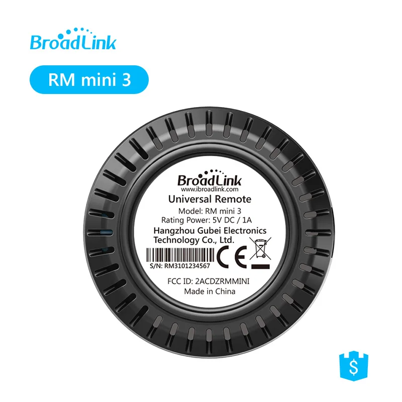 4 пакета Broadlink RM mini 3 универсальный пульт дистанционного управления для