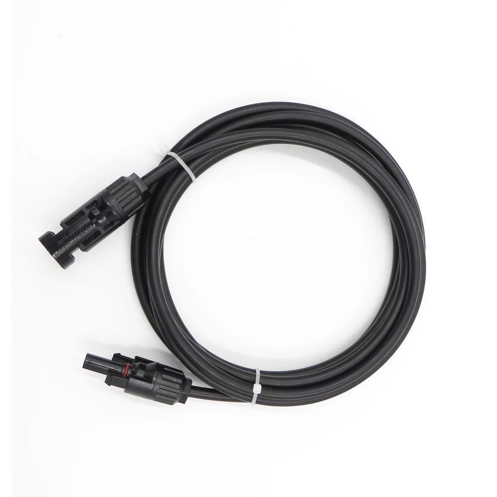 2.5mm2 14AWG 3ft 6ft 9ft 15ft 30ft MC4 разъем подключения филиал черный параллельно серии