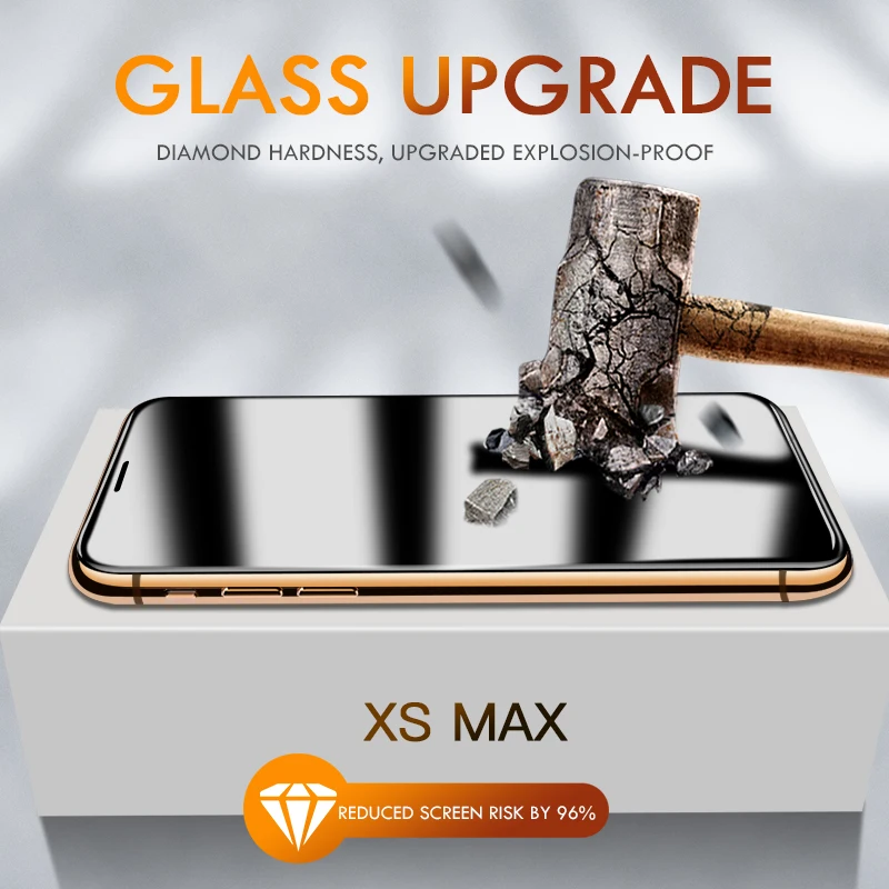 10D полное покрытие Защитное стекло для iPhone 7 8 XR XS Max закаленное X 6 Plus защита