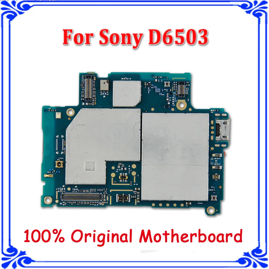 Оригинальная разблокировочная плата для Sony Xperia Z2 D6503 материнская с программным