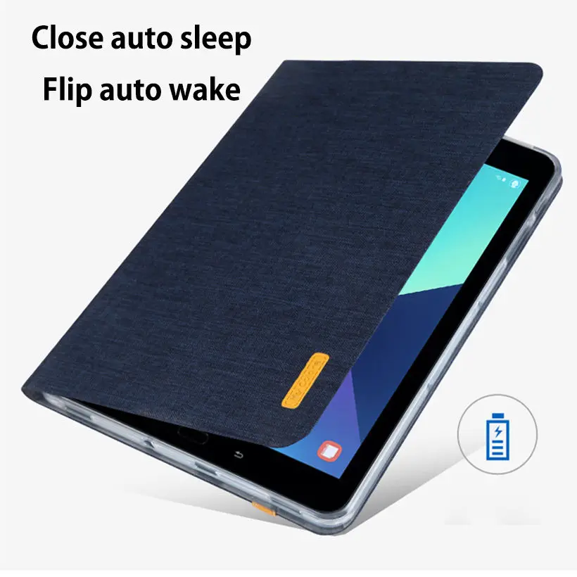 Силиконовый + тканевый чехол для планшета из искусственной кожи Samsung Galaxy Tab S3 9 7