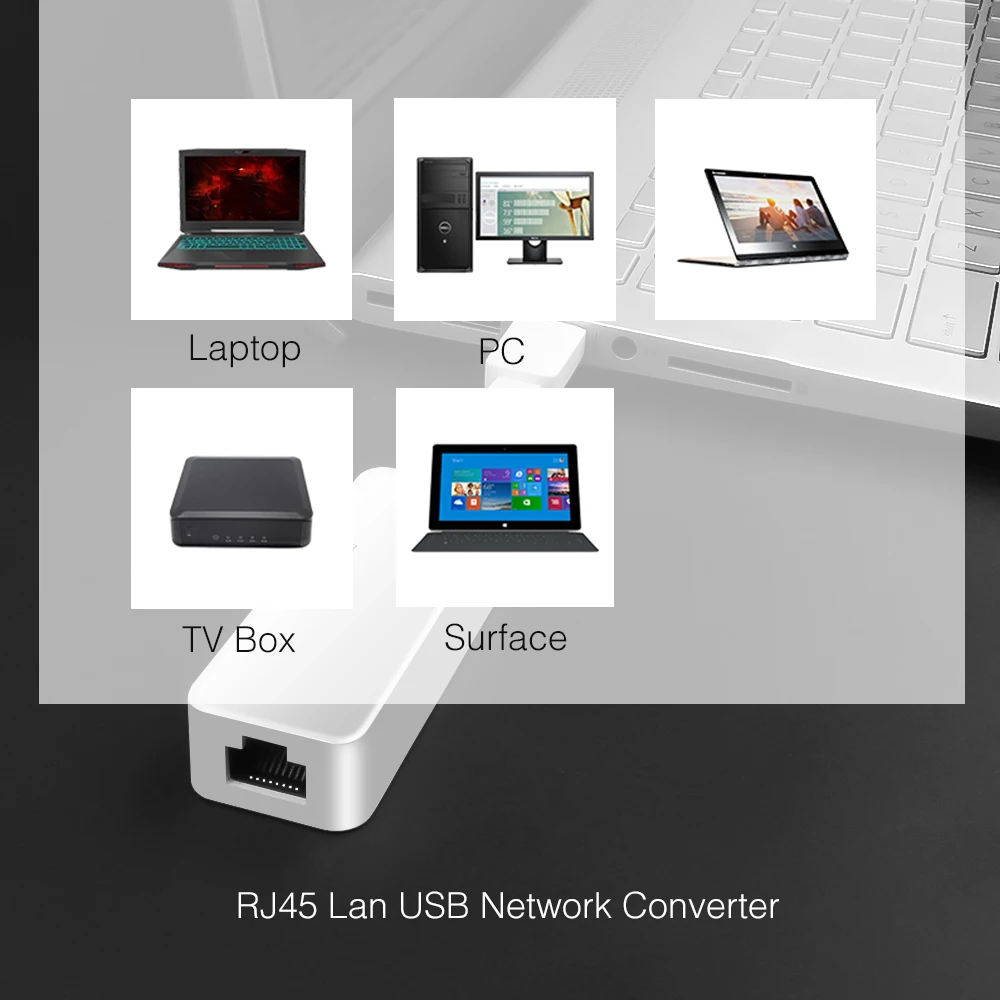 USB Ethernet адаптер 2 0/3 0 10/100/1000 Мбит/с гигабитная RJ45 сетевая карта Lan сетевой конвертер