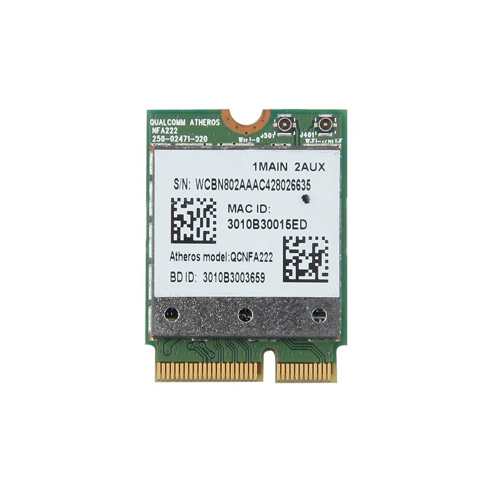 Беспроводная карта Atheros QCNFA222 AR5BWB222 Двухдиапазонная 300 Мбит/с 2 4 ГГц/5 ГГц 802.11a/b/g/n Wi Fi
