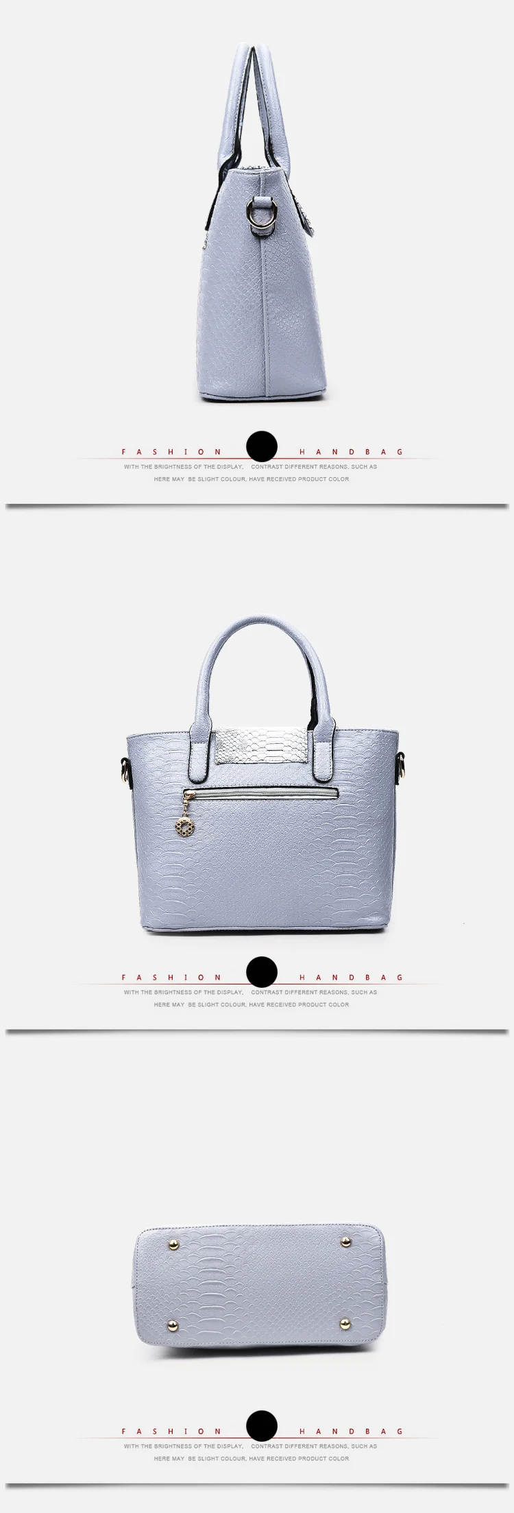 17 New Women Shoulder Bags serpentine Leather Handbags Fashion Female bag High Quality 6-Piece Set Designer Brand Bolsa Feminina