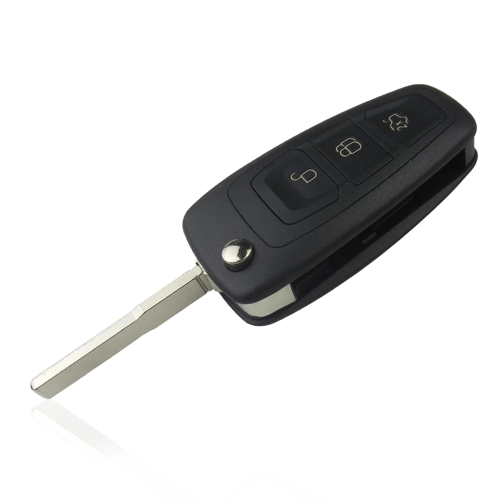 OkeyTech 3 кнопочный ФОБ для Ford Focus Fiesta 2013 Автоматическая Замена Брелок чехол HU101