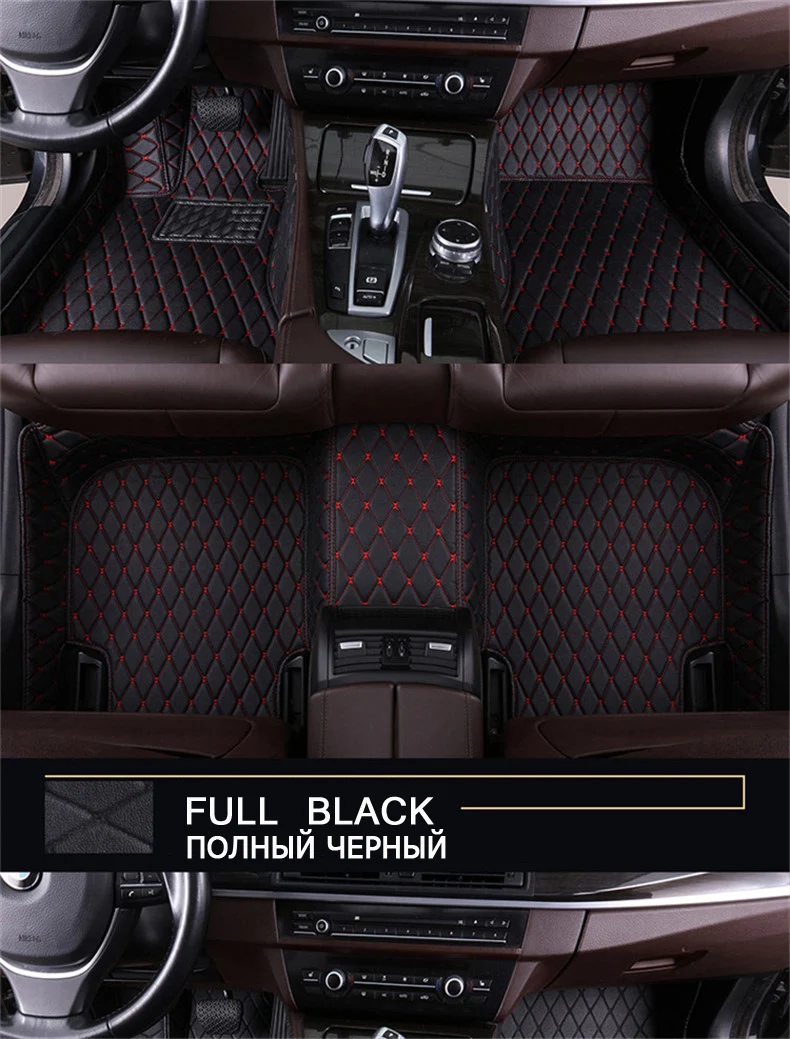 Автомобильный напольный коврик для ног pajero sport 4 grandis lancer outlander xl 2013 автомобильные аксессуары водонепроницаемый ковер