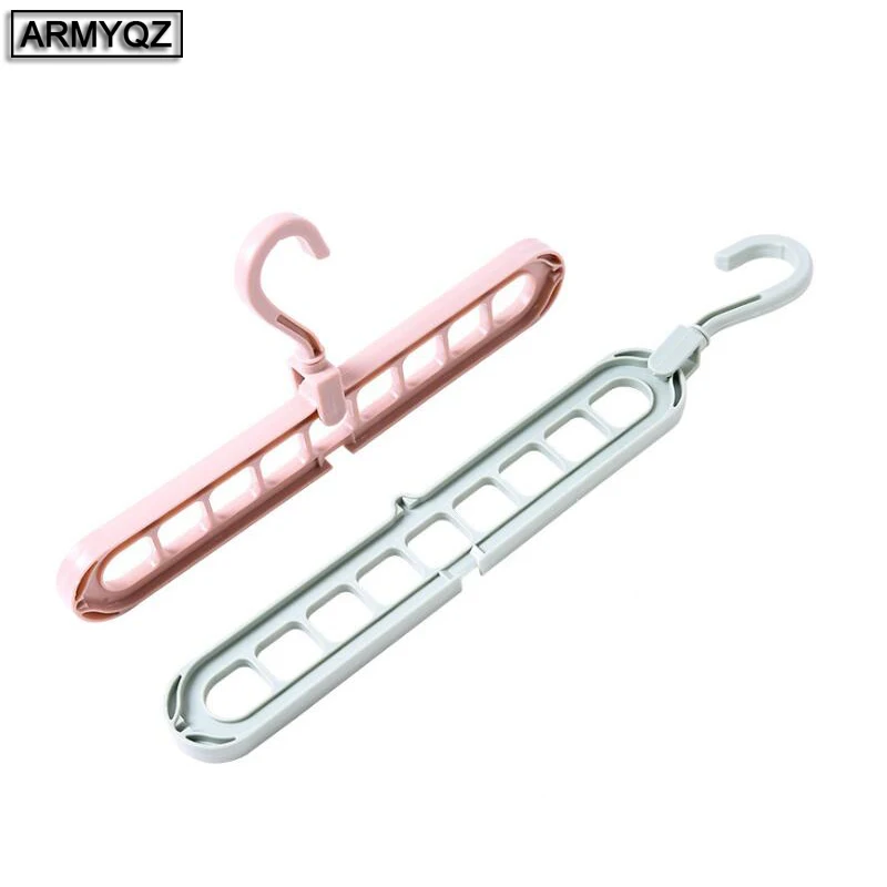 Multi Plastic Clothes Hanger Support Circle On-Slip Velvet Drying Rack Hanging Laundry Towel | Дом и сад