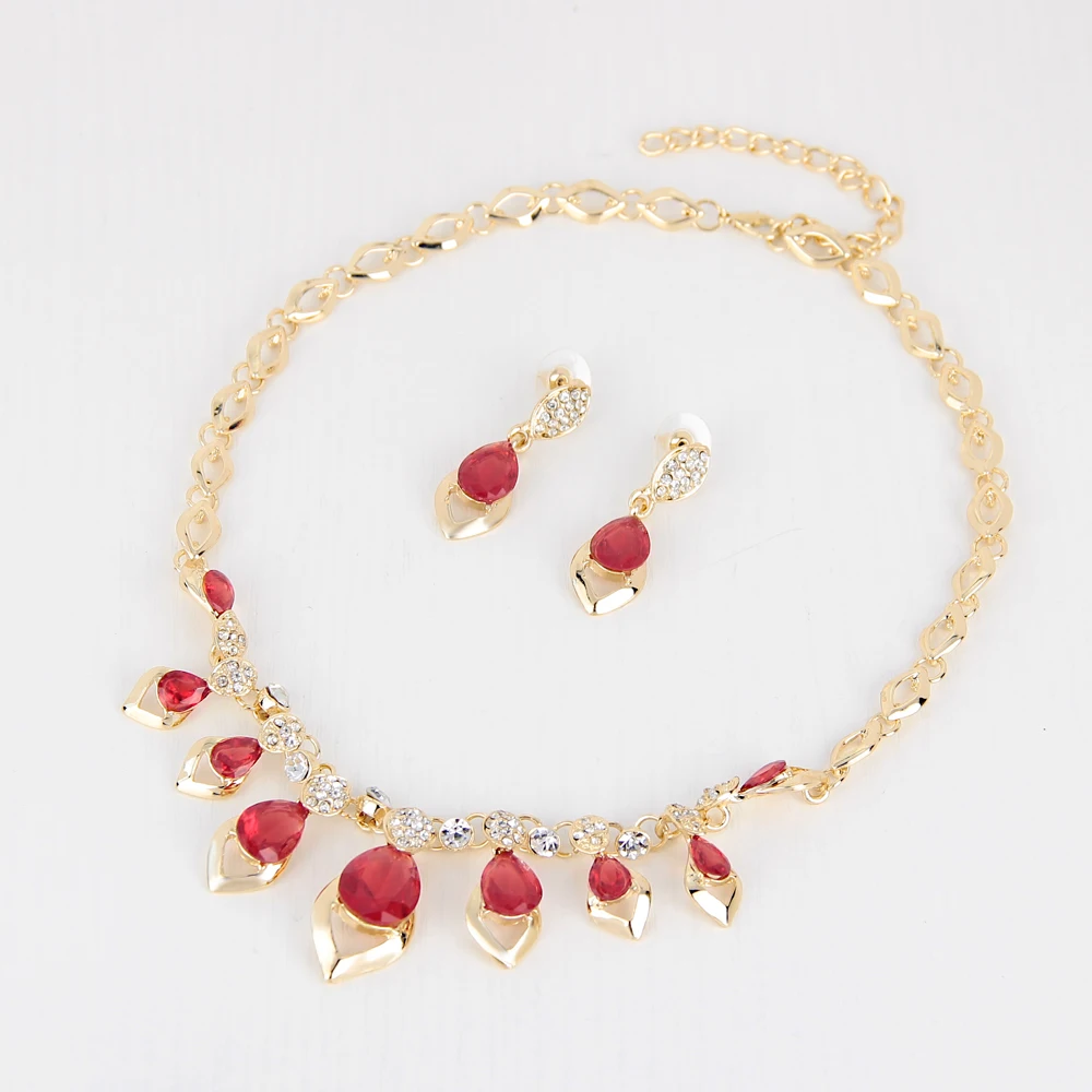 2017 лидер продаж Новинка Rhinestone Мода завод дамы капли воды Цепочки и ожерелья