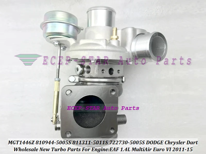 Turbo MGT1446Z 811311 810944 722730 810944-5005S 811311-5011S 722730-5005S для Dodge Chrysler Dart EAF 1.4L MultiAir Евро VI |
