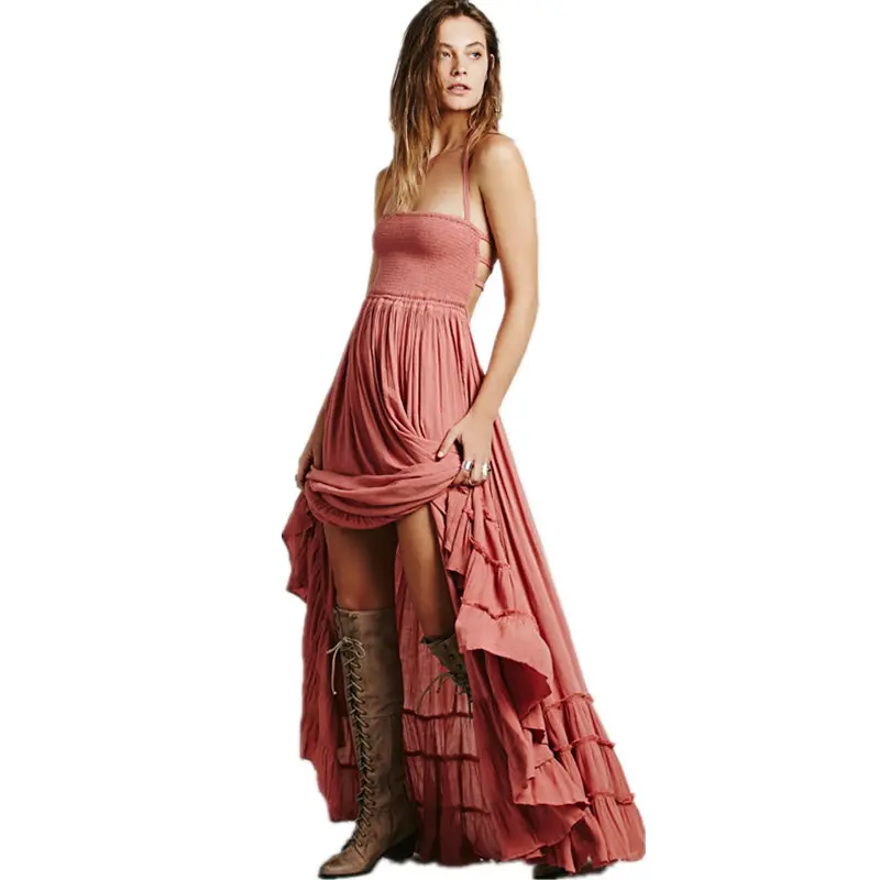 2018 пляжное платье сексуальные платья Бохо богемные люди праздник летние длинные