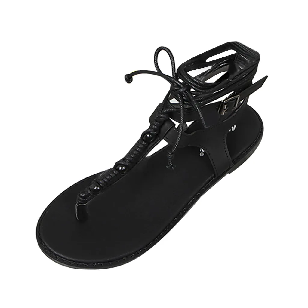 Сандалии гладиаторы SAGACE женские эластичные с перекрестными лямками пряжкой на