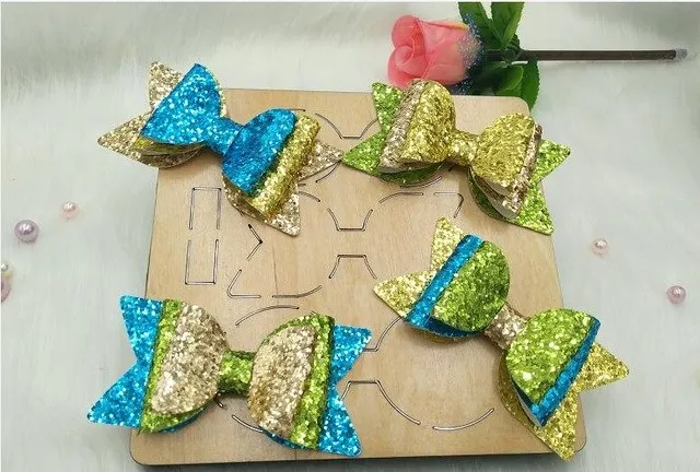 Строительство 3D Лук Новые DIY деревянные формы высечки аксессуары для кожаной
